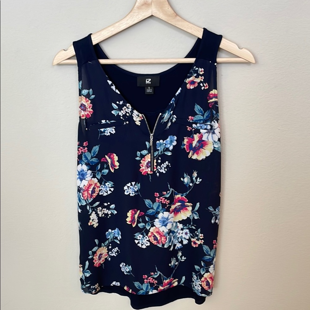 Floral Navy Women's Top